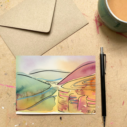 Derwent Edge Sunrise Card