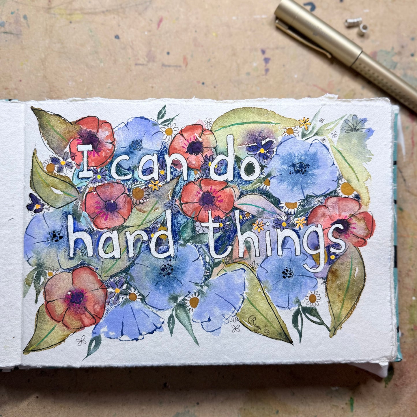 Original Hard Things Card with Words