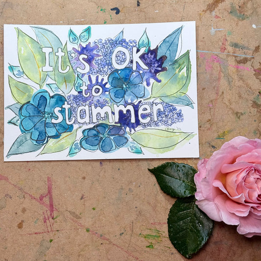 Original Stammer Card with Words
