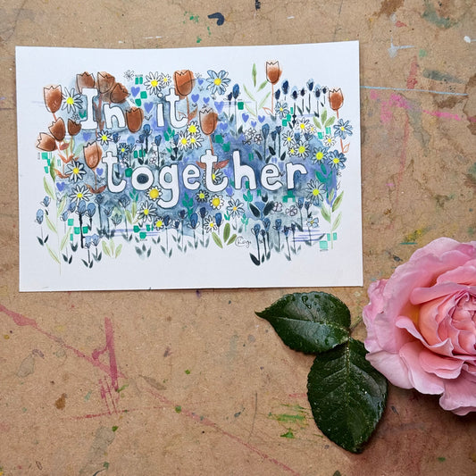 Original In It Together Card with Words