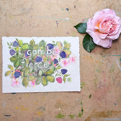 Original Fierce Card with Words