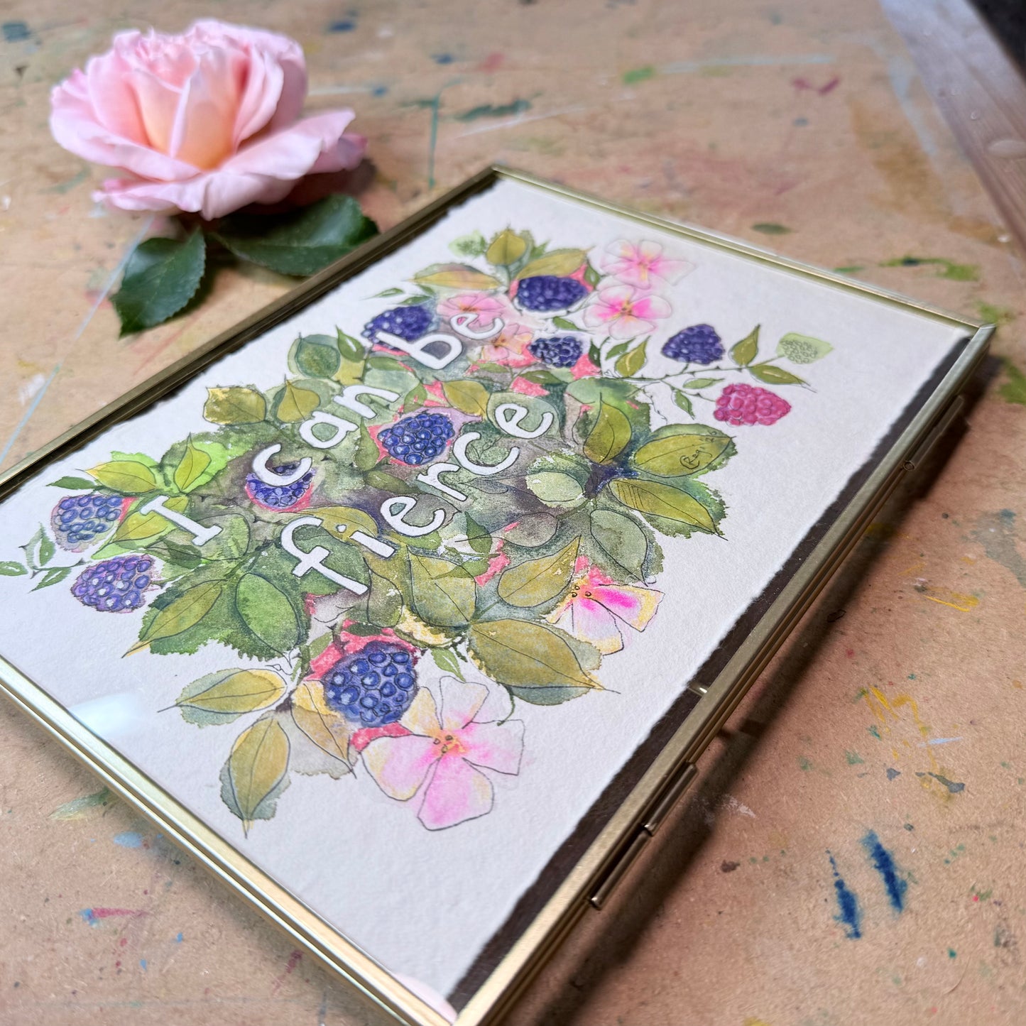 Original Fierce Card with Words