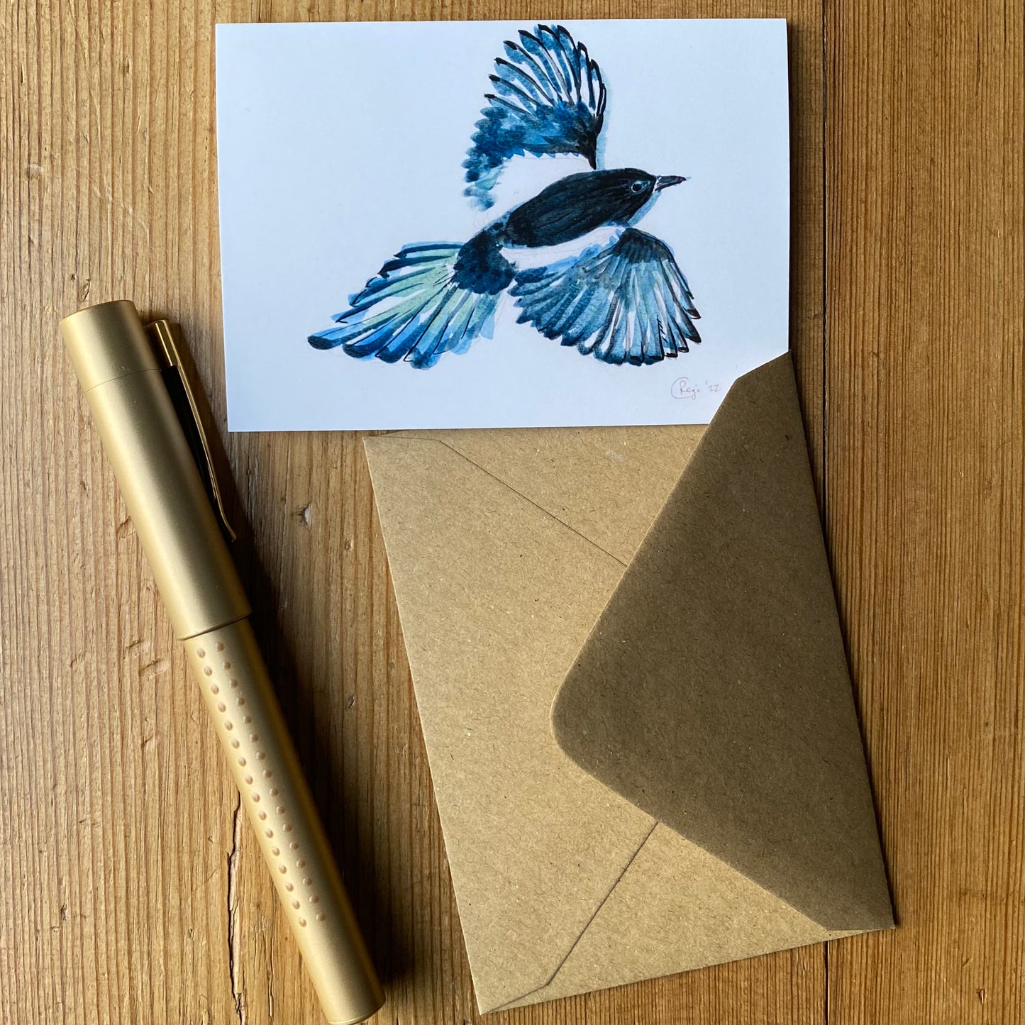 Birds notecards set