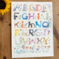 Original Cat Alphabet Watercolour