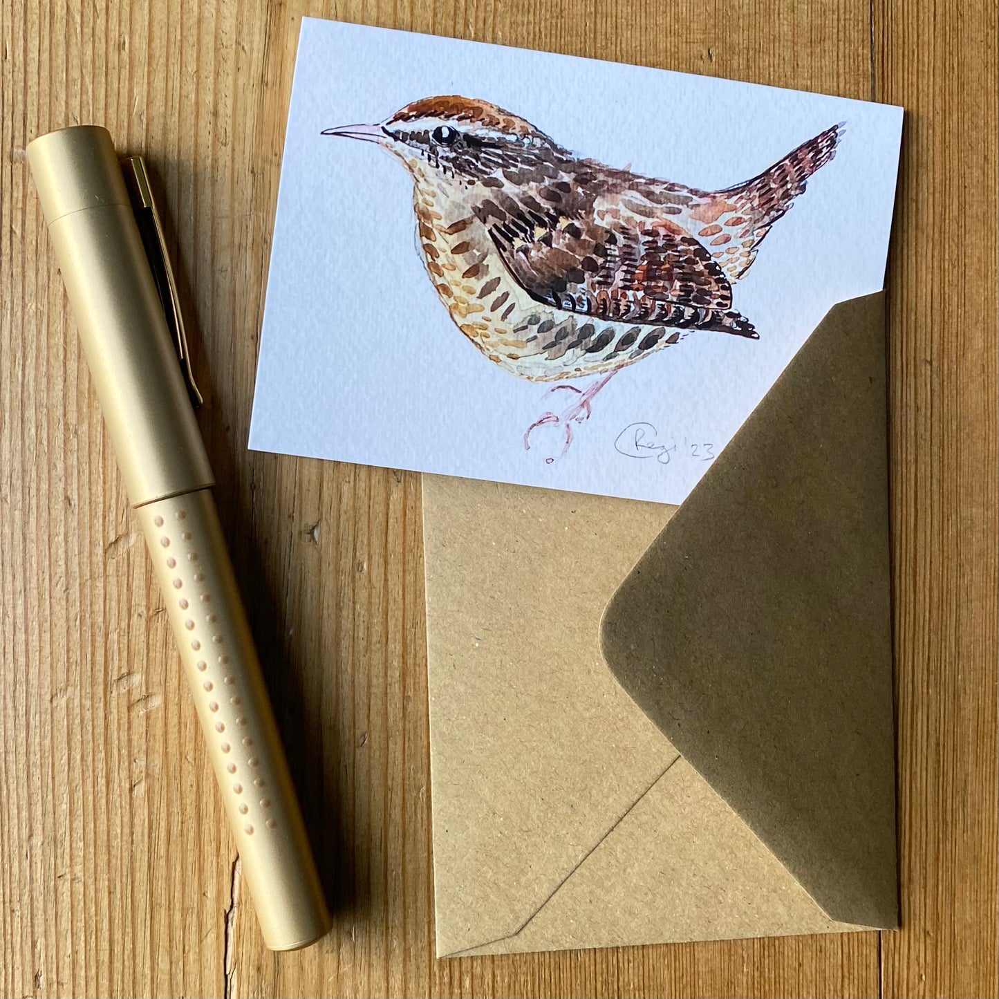 Birds notecards set