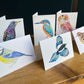 Birds notecards set