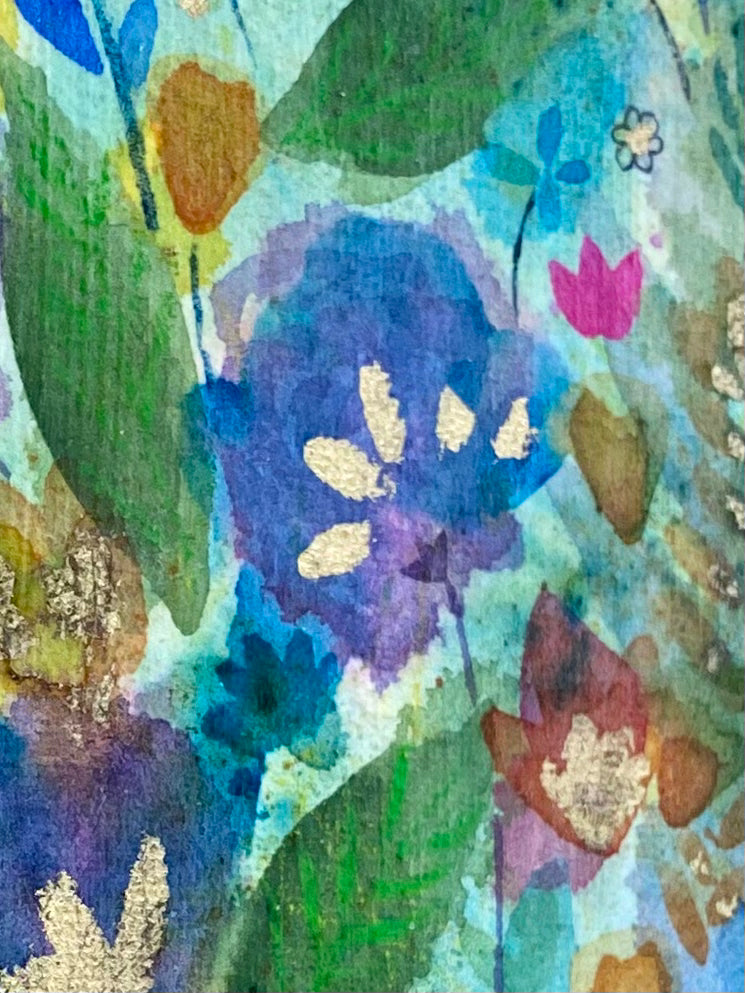 Wild garden Original Mixed Media Canvas