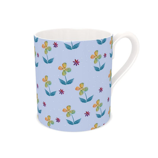 Bone China Mug - Ice Flowers