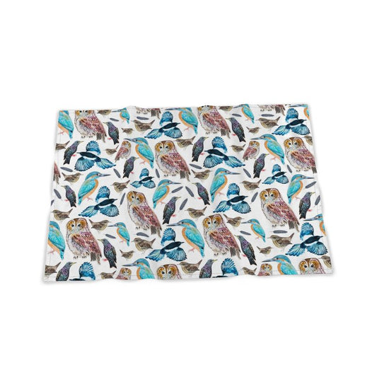 Bird tea towel