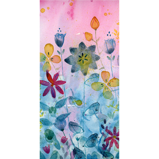 Dusky Flowers Mobile Wallpaper Art