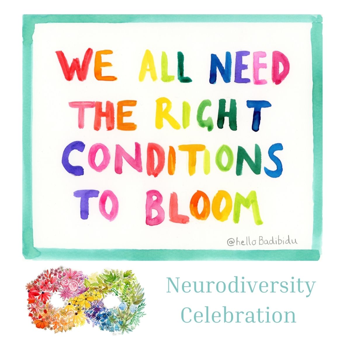 Neurodiversity Celebration logo - digital download