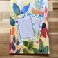 Yellow Flowers Plain A5 Notebook (100% recycled)