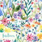 Hyacinth & Bluebells Repeat Pattern - digital download