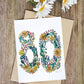 80th Birthday/Anniversary Card x5