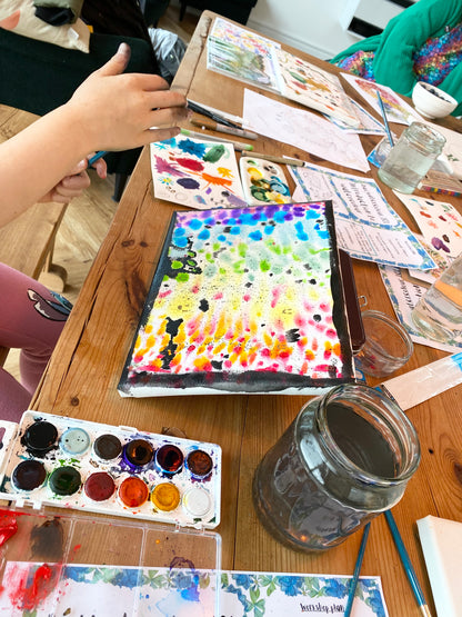 Family Watercolour Art Workshops (Peak District)