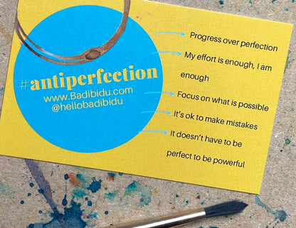 Antiperfection cards